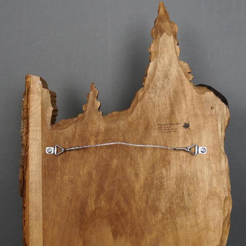 Handgesneden Houten Wanddecoratie in Diervorm