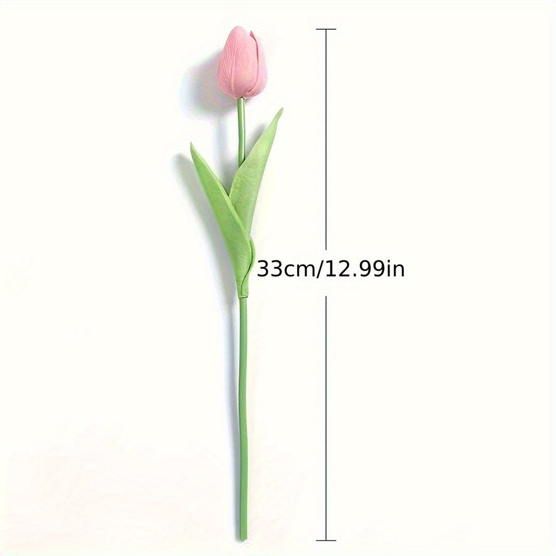 Set van 15 Realistische Kunsttulpen – Perfect voor Bruiloften, Feesten en Woondecoratie