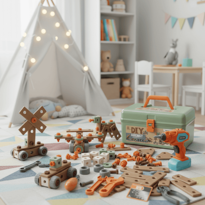 BUILDMASTER – Gereedschapsset voor creatieve kinderen vanaf 3 jaar