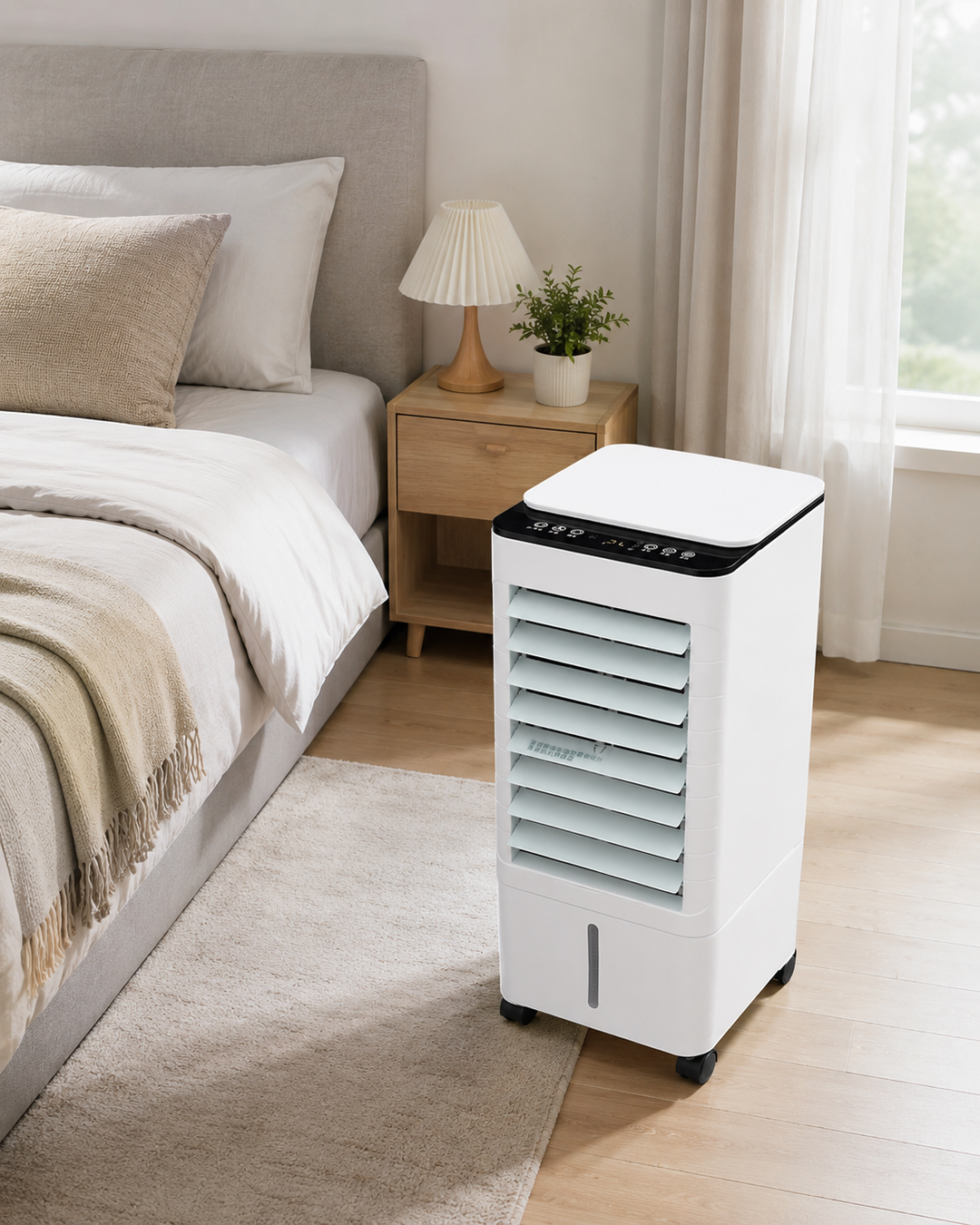 Slaapkamer mobiele airco - krachtig en stil