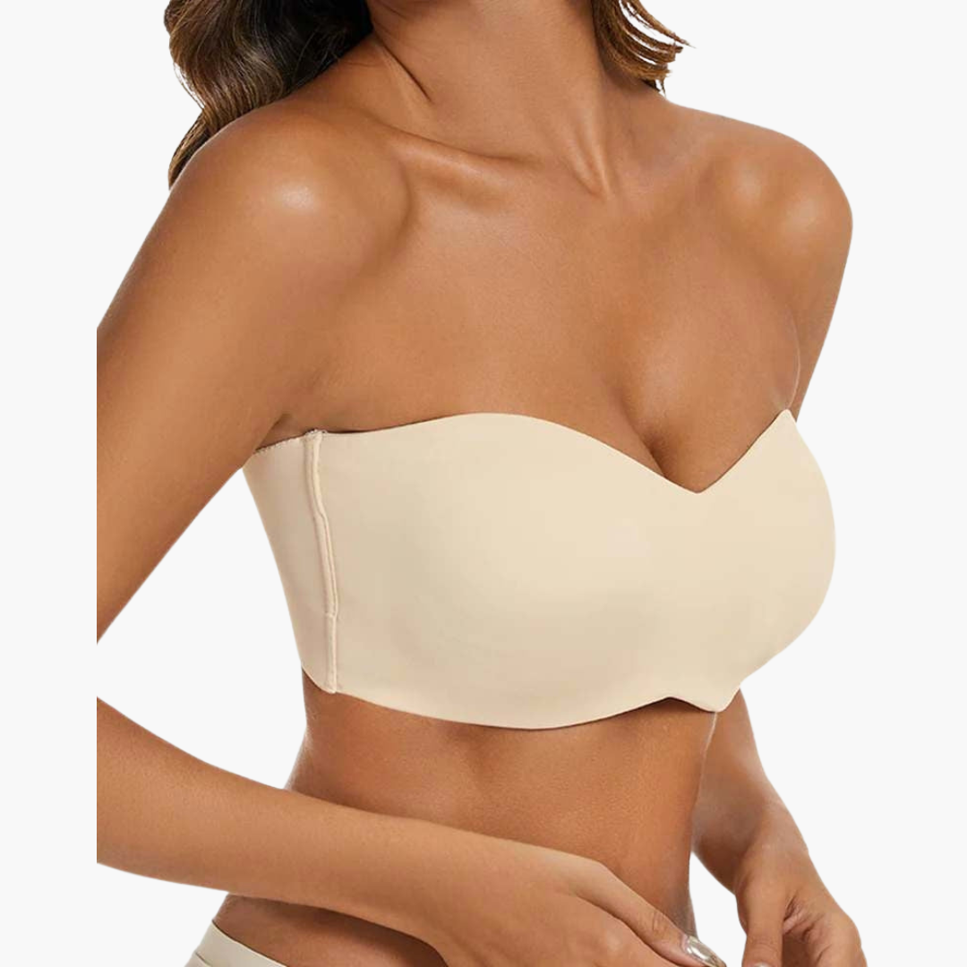 SKINZLINE - VOORGEVORMDE ANTISLIP STRAPLESS BH - NUDE