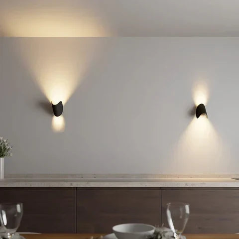 Verstelbare up-down LED-wandlamp – warm sfeerlicht, modern design