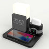 Multifunctioneel Draadloos Oplaadstation – Inclusief Lamp en Wekker