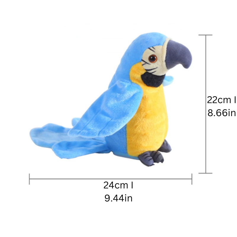 Pratende papegaai-knuffel – Squawkie