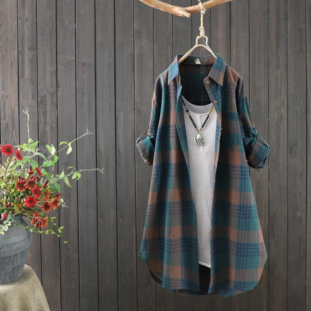 Damesblouse – moderne snit met alledaagse flair