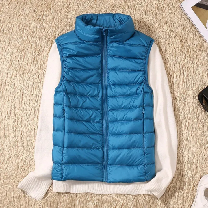 Windbestendige dames bodywarmer met ritssluiting