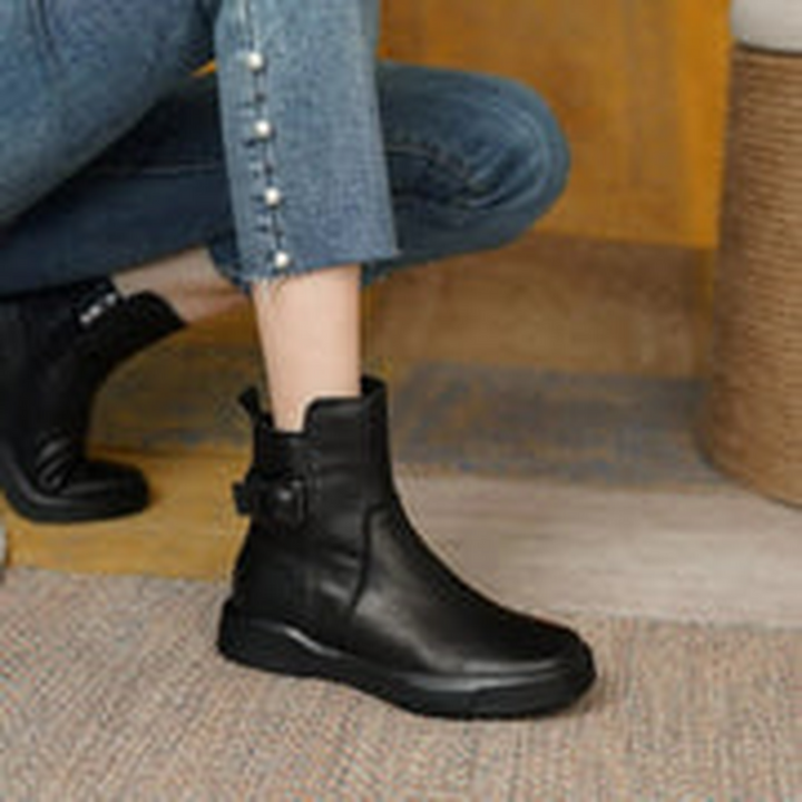 Enkellaarsjes voor dames – Hedwigen Vintage Edge