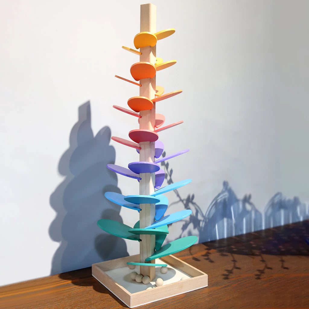 Houten Regenboogboom Spel – Educatief en Natuurlijk Plezier