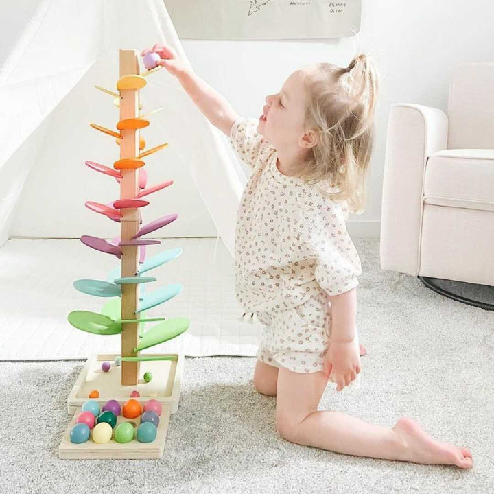 Houten Regenboogboom Spel – Educatief en Natuurlijk Plezier