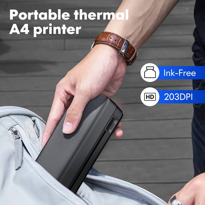 MiniThermo Draadloze Printer – Compact Printgemak voor Onderweg
