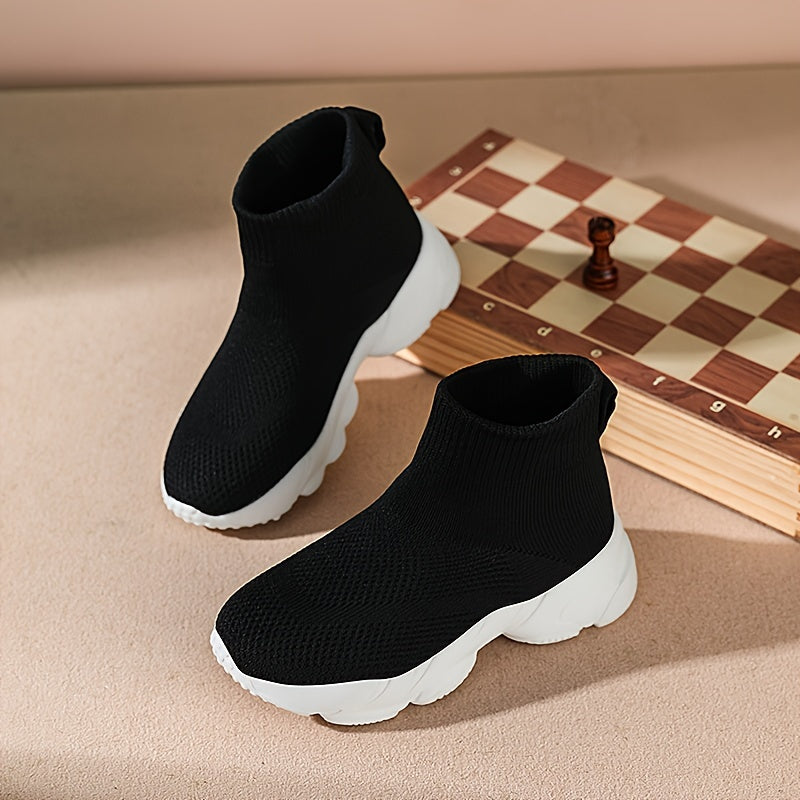 Jongens meisjes sok schoenen geweven ademend schoenen