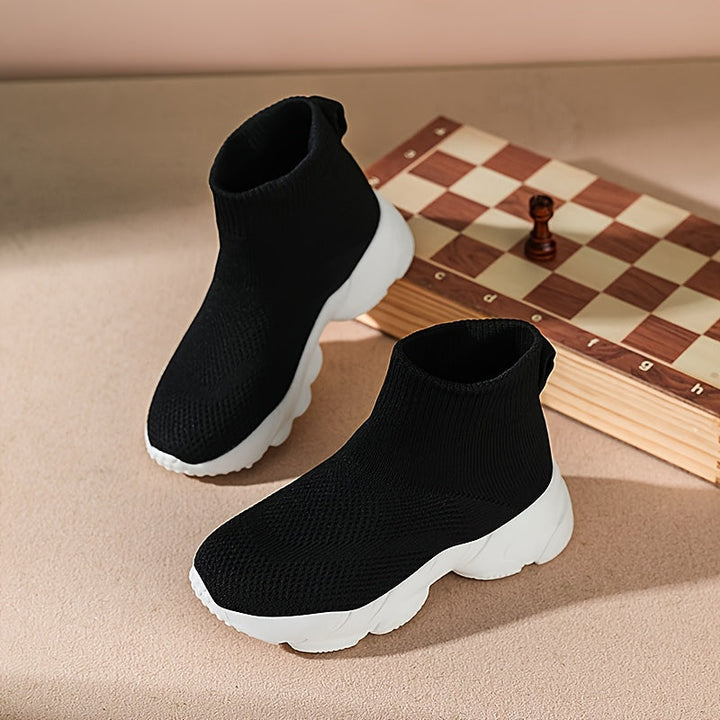 Jongens meisjes sok schoenen geweven ademend schoenen