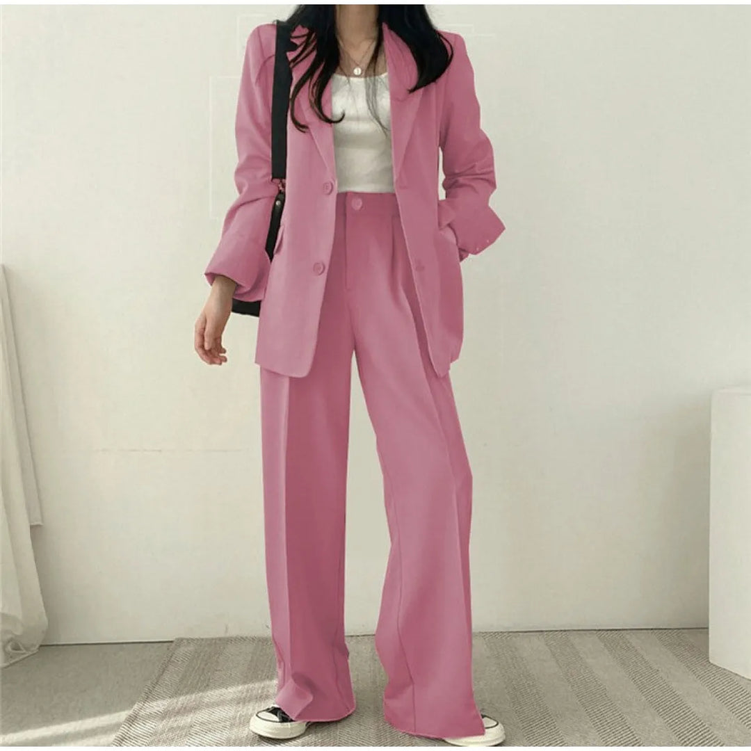 Tweedelige Blazer Set Dames