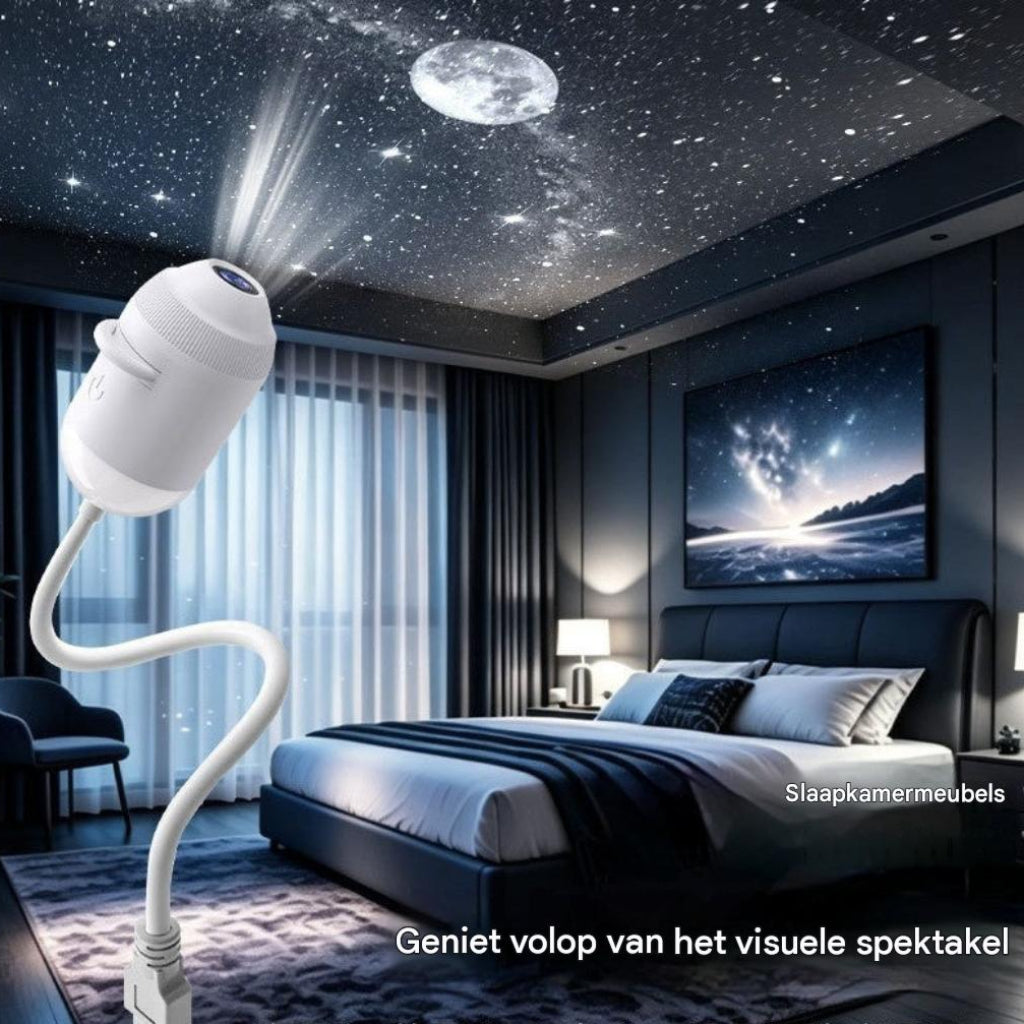 Sterrenhemel Projector Nachtlamp voor Slaapkamer Plafonddecoratie