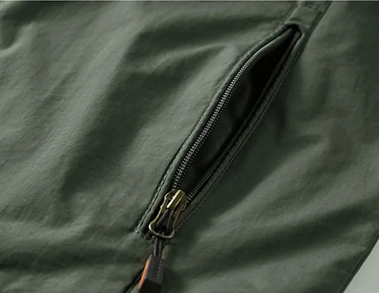 Waterdichte Outdoor Heren Jas met Afneembare Capuchon