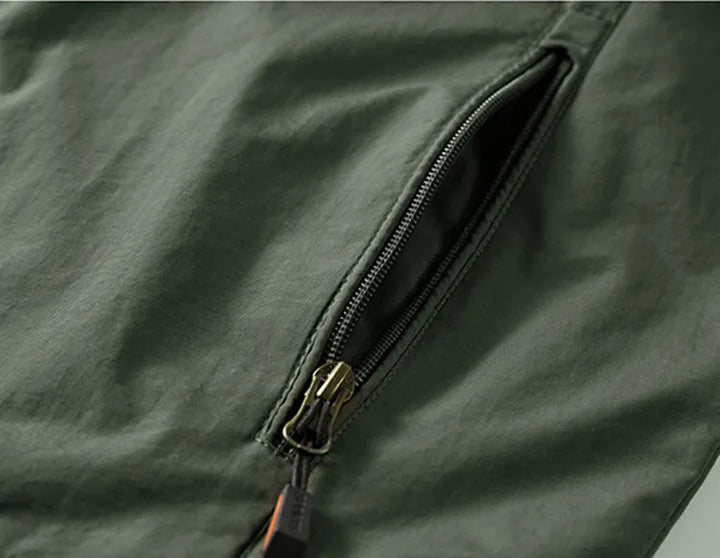 Waterdichte Outdoor Heren Jas met Afneembare Capuchon