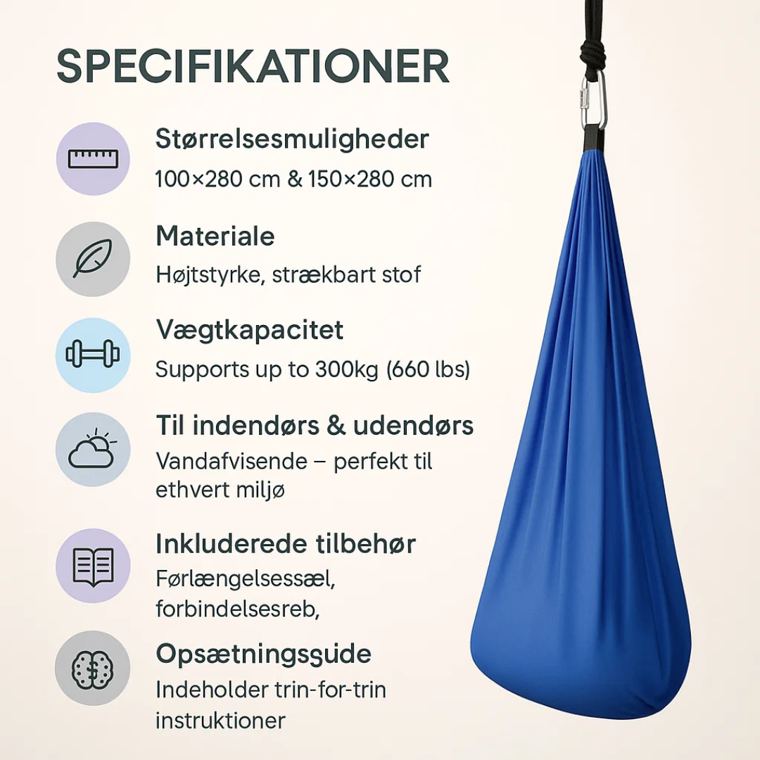 CalmSwing | Sensorische Therapie bij Autisme - Hangmat voor Binnen en Buiten