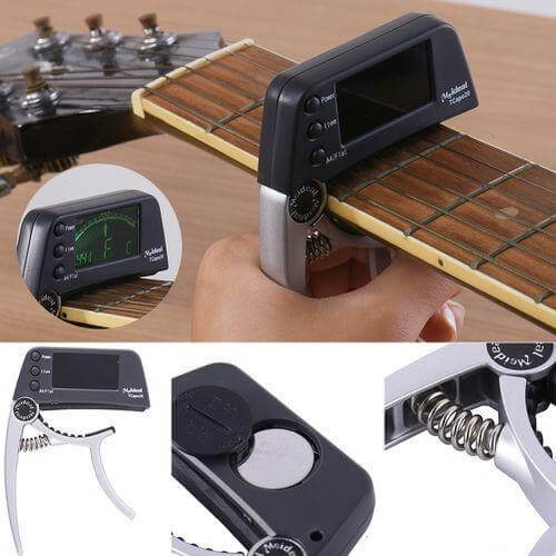 Capodaster en Stemapparaat 2-in-1 – TuneGrip
