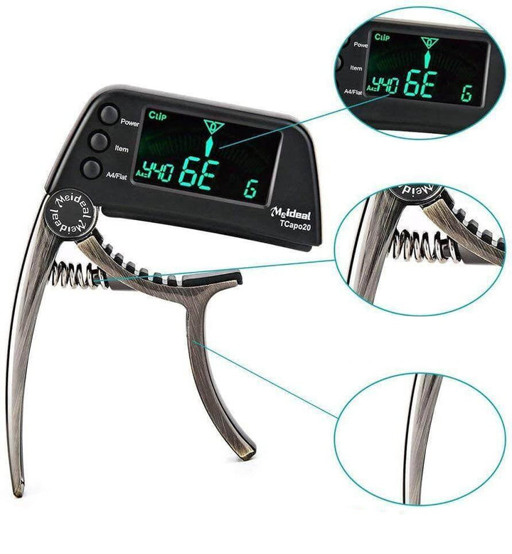 Capodaster en Stemapparaat 2-in-1 – TuneGrip