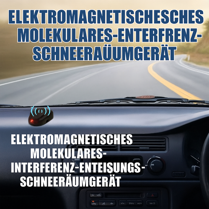 Auto-ijsontdooier elektromagnetisch op zonne-energie dashboard voorruit winter draadloos LED