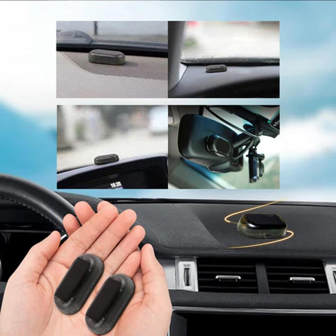 Auto-ijsontdooier elektromagnetisch op zonne-energie dashboard voorruit winter draadloos LED