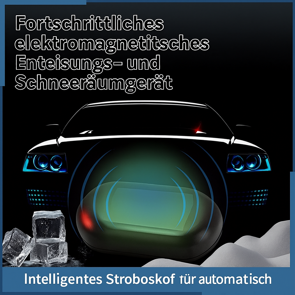 Auto-ijsontdooier elektromagnetisch op zonne-energie dashboard voorruit winter draadloos LED