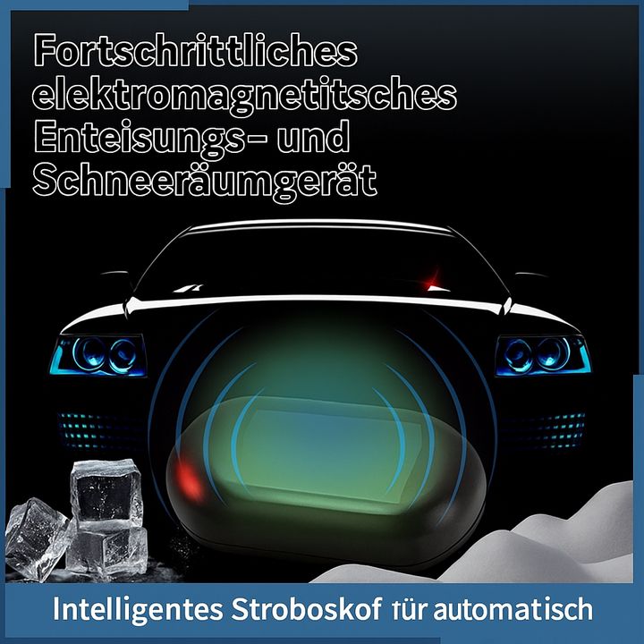 Auto-ijsontdooier elektromagnetisch op zonne-energie dashboard voorruit winter draadloos LED