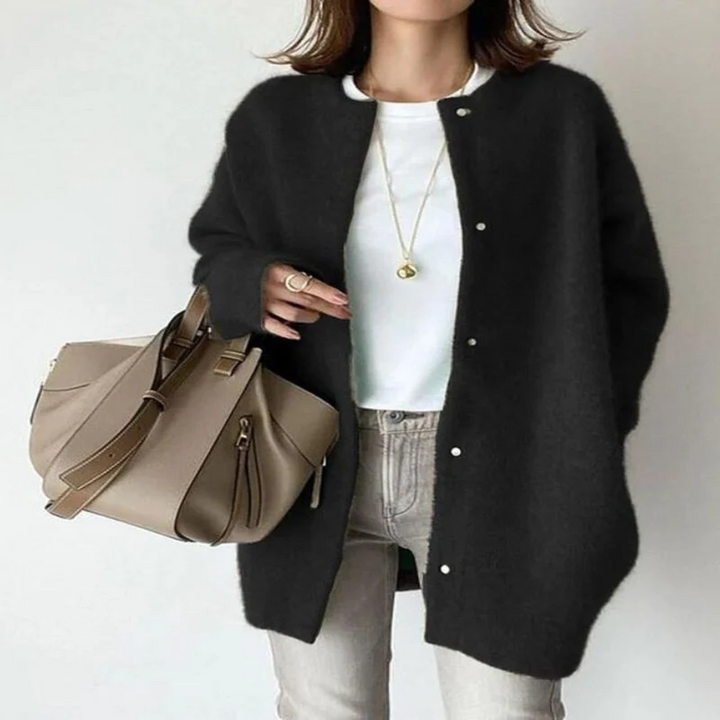 Verena gebreide cardigan – veelzijdige stijl voor gelaagde looks