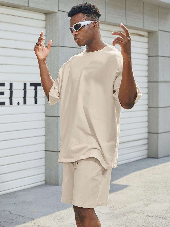 Casual en Relaxte Katoenen Set – Licht en Comfortabel