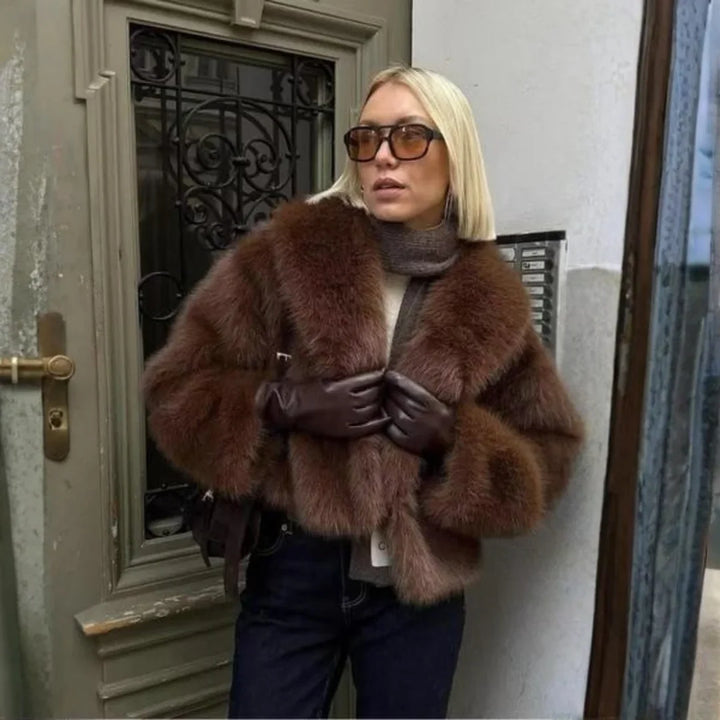 Chique winterjas met loose fit