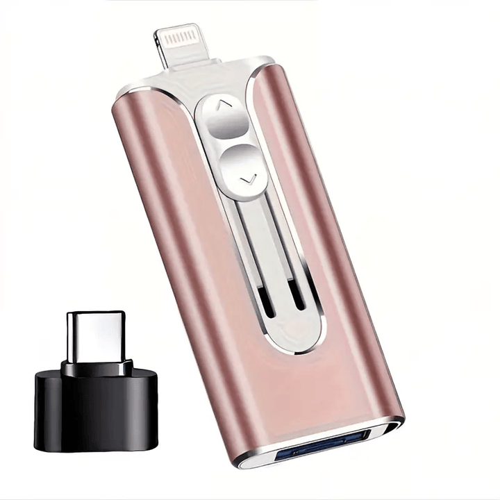 4-in-1 geheugenstick – extra opslagruimte voor uw smartphone