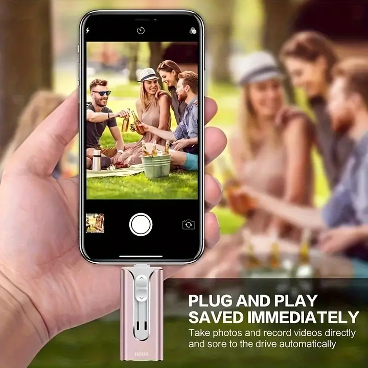 4-in-1 geheugenstick – extra opslagruimte voor uw smartphone