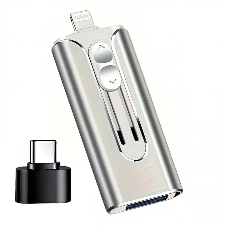 4-in-1 geheugenstick – extra opslagruimte voor uw smartphone