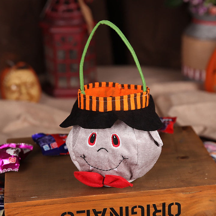 Schattige Halloween Snoeptas Halloween Pompoenpatroon Draagbare Handtas Cosplay Attributen Cadeaumand Kindercadeaus — afbeelding 4