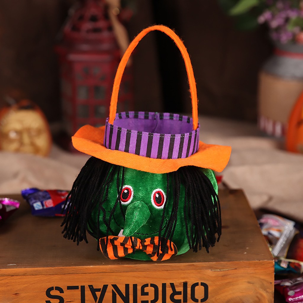 Schattige Halloween Snoeptas Halloween Pompoenpatroon Draagbare Handtas Cosplay Attributen Cadeaumand Kindercadeaus — afbeelding 5