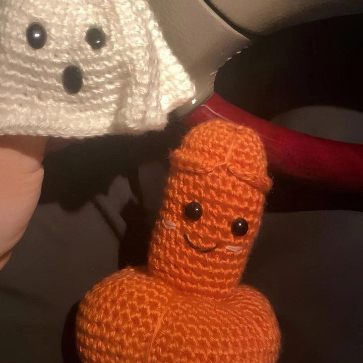 Handgemaakte Gehaakte Halloween Pompoen Spook Decoratie Ornamenten — afbeelding 4