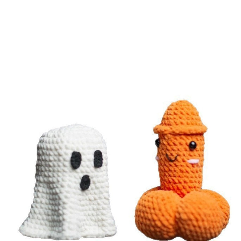 Handgemaakte Gehaakte Halloween Pompoen Spook Decoratie Ornamenten — afbeelding 5