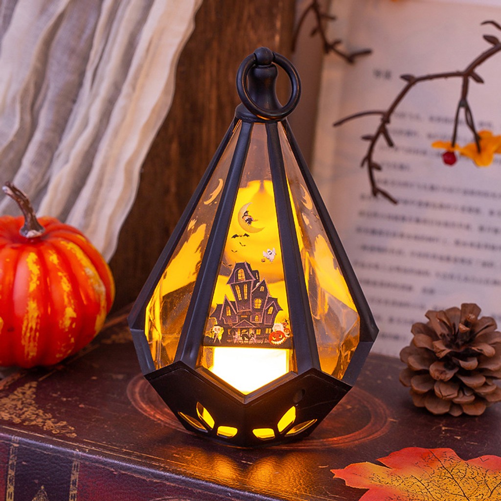Halloween Decoraties Kinderen Schooltas Pompoen Lantaarn Feestsfeer Attributen Bureau Ornamenten Cadeaus Nachtlampjes — afbeelding 3