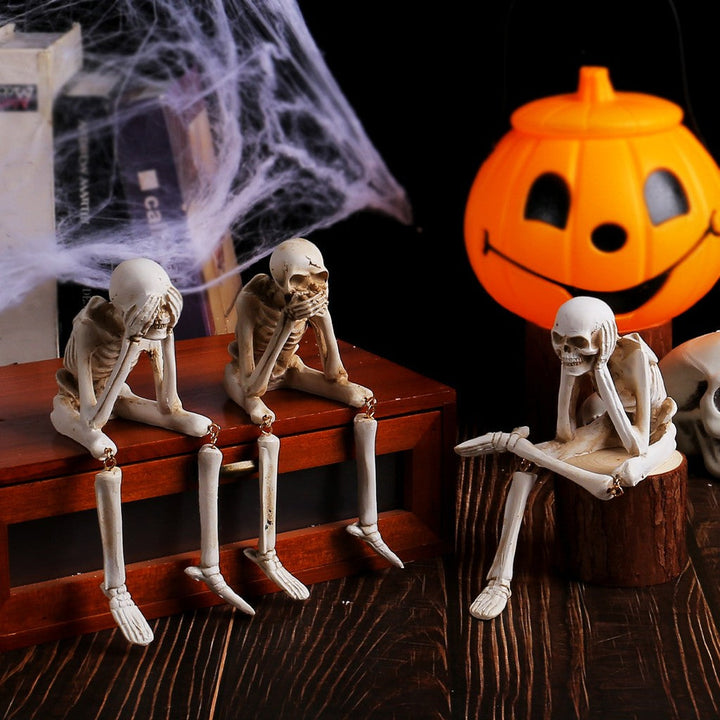 Halloween Schedel Hars Decoraties Spookfestival Sfeerdecoaties — afbeelding 2