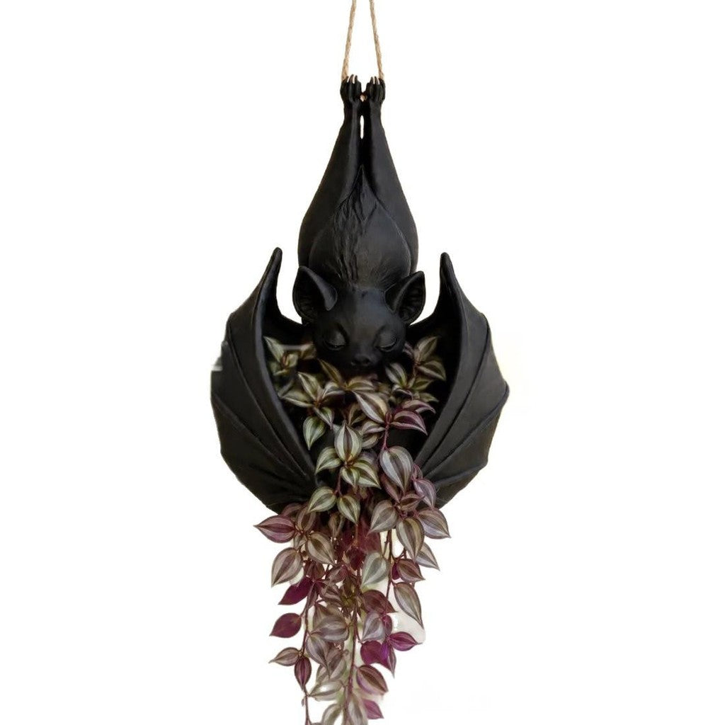 Halloween Hangende Vleermuis Bloempot Tuindecoratie — afbeelding 4