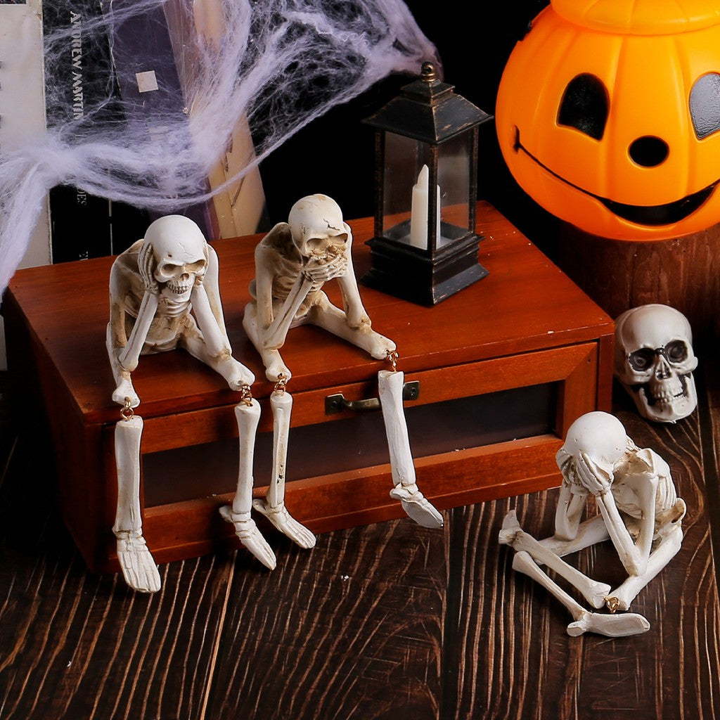 Halloween Schedel Hars Decoraties Spookfestival Sfeerdecoaties — afbeelding 4
