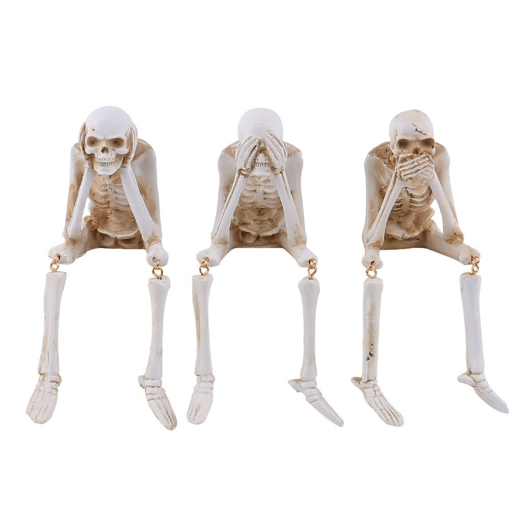 Halloween Schedel Hars Decoraties Spookfestival Sfeerdecoaties — afbeelding 5