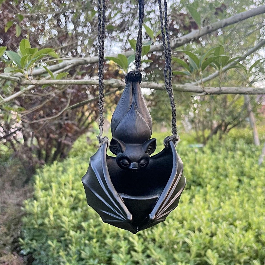 Halloween Hangende Vleermuis Bloempot Tuindecoratie — afbeelding 5