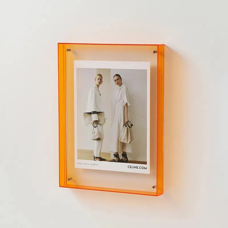 Gekleurde transparante fotolijst – FramePop