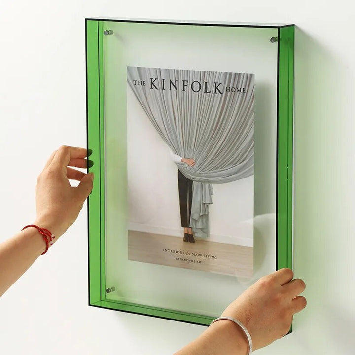 Gekleurde transparante fotolijst – FramePop