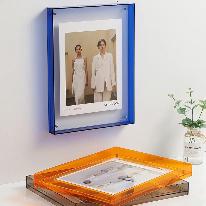 Gekleurde transparante fotolijst – FramePop