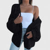 Grofgebreid vest met open voorkant