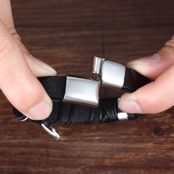Infinity Armband | Lederen Knoop Armband