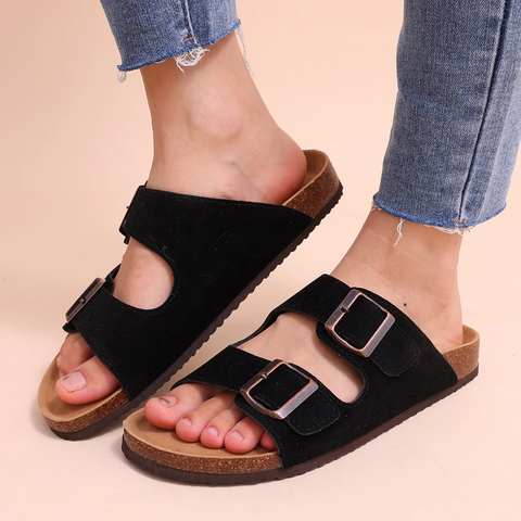 Comfort Sandalen met Kurkvoetbed