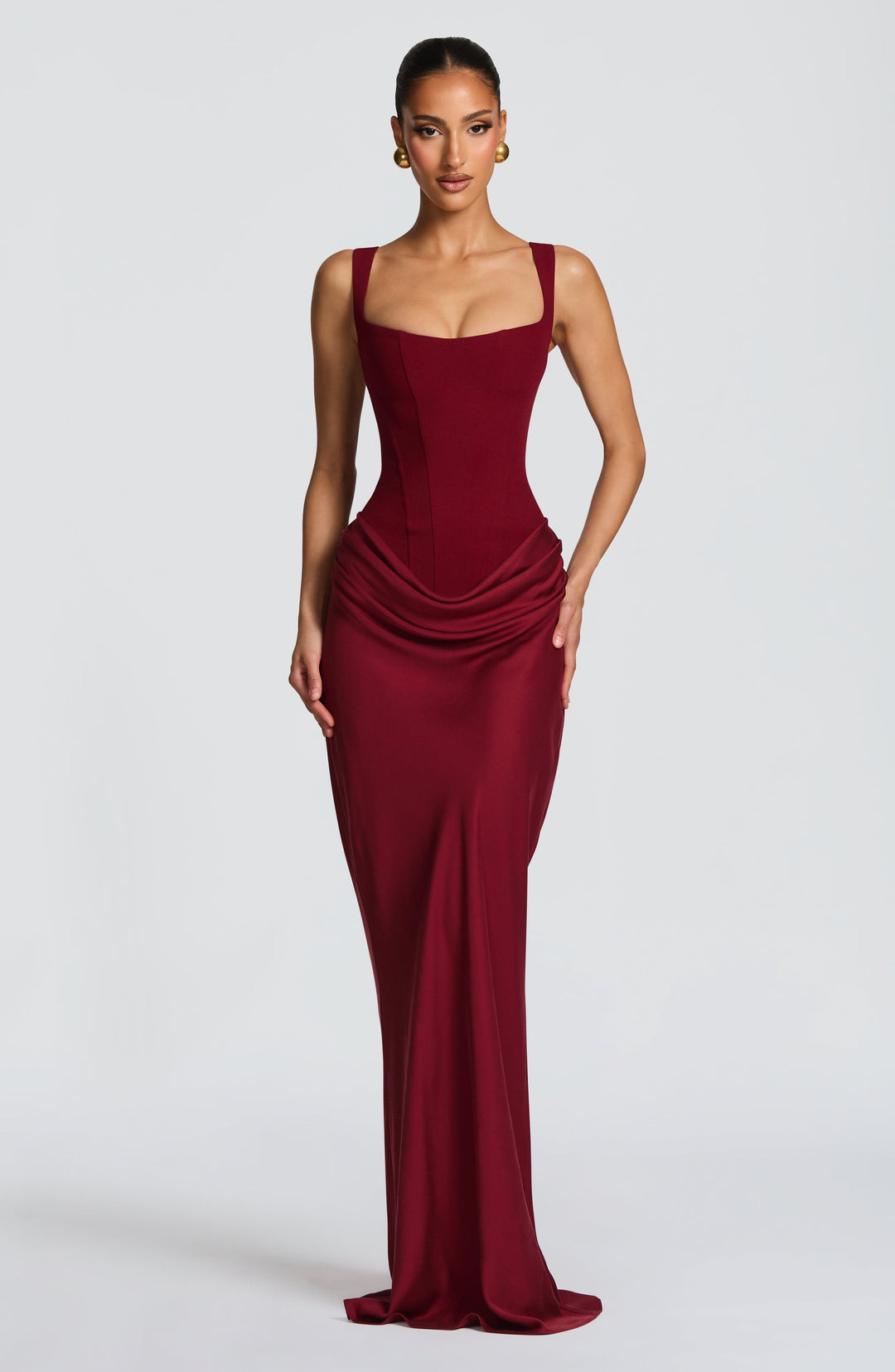 Indy bodycon maxi-jurk
